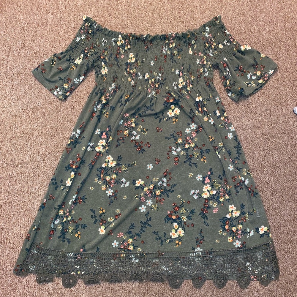 green dress from target
